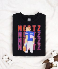 Official Graham mertz college mertz silhouette T shirt