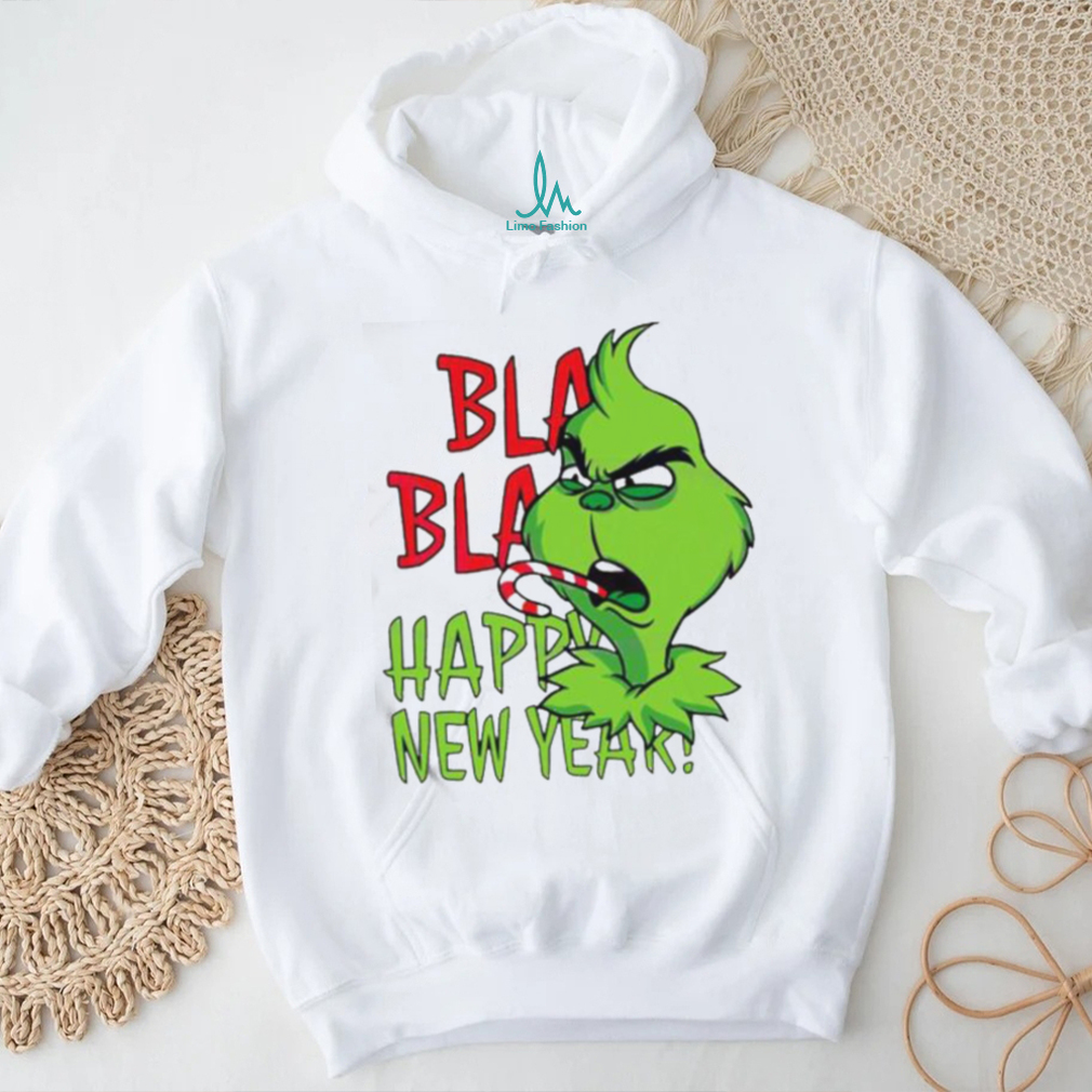 Official Grinch Bla Bla Happy New Year T Shirt Official Grinch Bla Bla Happy New Year T Shirt