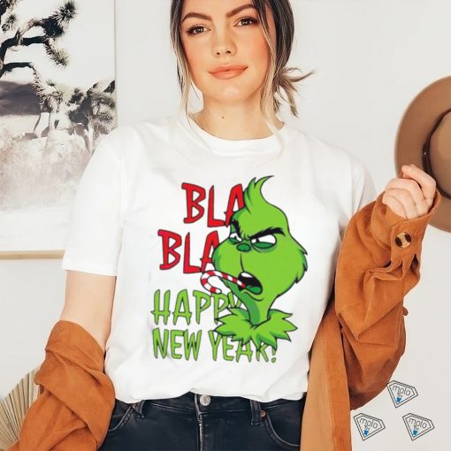 Official Grinch Bla Bla Happy New Year T Shirt