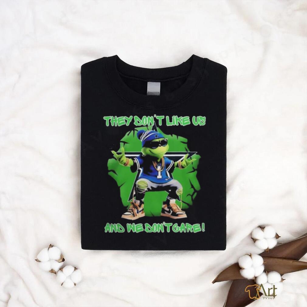 Official Grinch Dallas Cowboys They Don’t Like Us And We Don’t Care Shirt Official Grinch Dallas Cowboys They Don’t Like Us And We Don’t Care Shirt