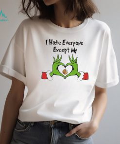 Official Grinch I Hate Everyone Except My Washington Commanders NFL Shirt