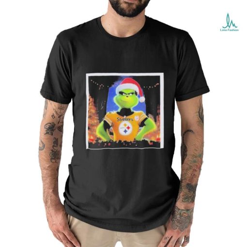 Official Grinch Pittsburgh Steelers Christmas T shirt