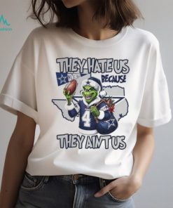 Official Grinch they hate us because they ain’t us Dallas Cowboys Football xmas T shirt