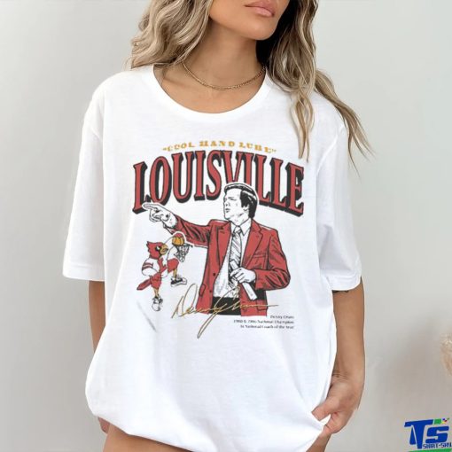 Official Homefield Cream Louisville Cardinals The Denny Crum Legacy Collection T Shirt