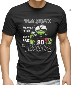 Official Houston Texans Grinch Hate Us Christmas Shirt
