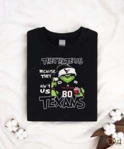 Official Houston Texans Grinch Hate Us Christmas Shirt