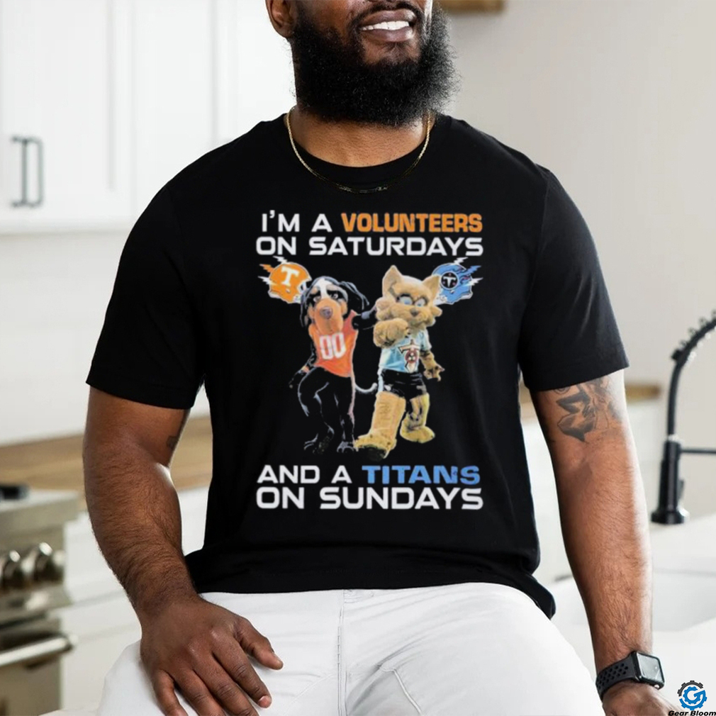 Official I’m A Volunteers On Saturdays And A Titans On Sundays 2024 T Shirt Official I’m A Volunteers On Saturdays And A Titans On Sundays 2024 T Shirt