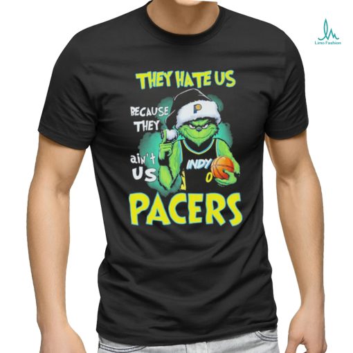 Official Indiana Pacers Grinch Hate Us Christmas Shirt