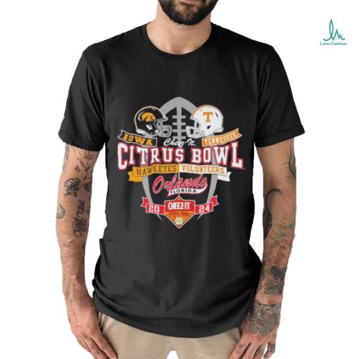 Official Iowa Hawkeyes Vs Tennessee Volunteers Cheez IT Citrus Bowl Orlando Florida 2024 Shirt