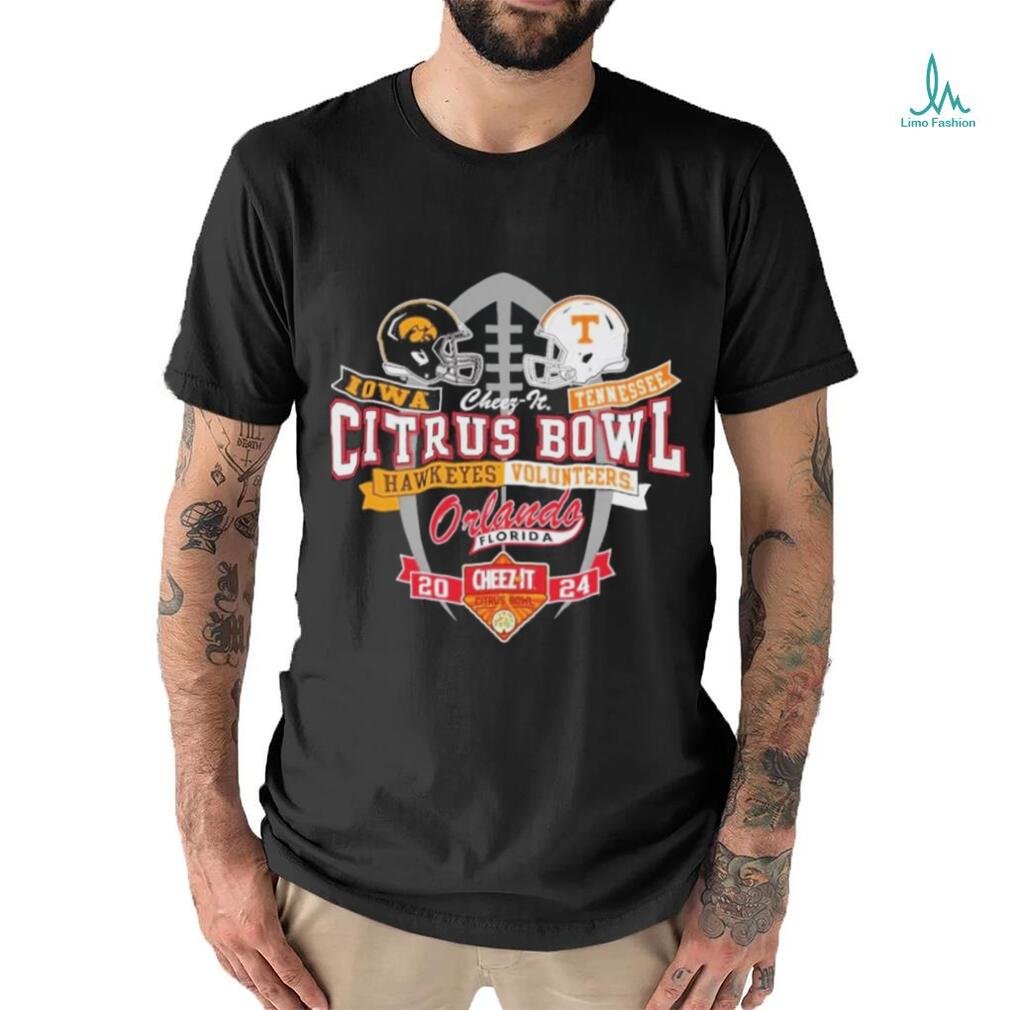 Official Iowa Hawkeyes Vs Tennessee Volunteers Cheez IT Citrus Bowl Orlando Florida 2024 Shirt Official Iowa Hawkeyes Vs Tennessee Volunteers Cheez IT Citrus Bowl Orlando Florida 2024 Shirt