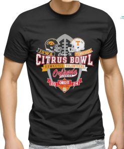 Official Iowa Hawkeyes Vs Tennessee Volunteers Cheez IT Citrus Bowl Orlando Florida 2024 Shirt