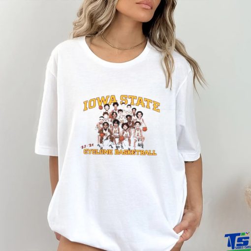 Official Iowa State Basketball Team Roster Player 2023 T Shirt