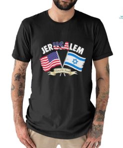 Official JerUSAlem United We Stand USA And Israel shirt