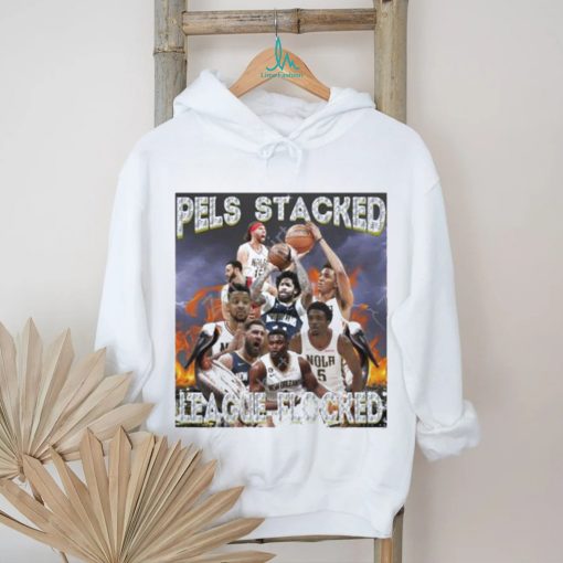 Official Joelvenile Pels Stacked League Flock Shirt