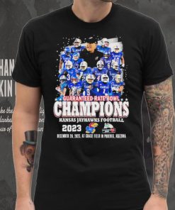 Official Kansas Jayhawks Football Team Guaranteed Rate Bowl 2023 Champions Shirt