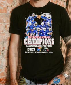 Official Kansas Jayhawks Football Team Guaranteed Rate Bowl 2023 Champions Shirt