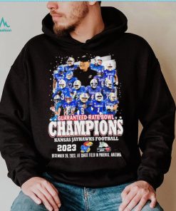 Official Kansas Jayhawks Football Team Guaranteed Rate Bowl 2023 Champions Shirt