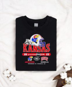 Official Kansas Jayhawks Vs Unlv Rebels Guaranteed Rate Bowl Dec 23 2023 T Shirt