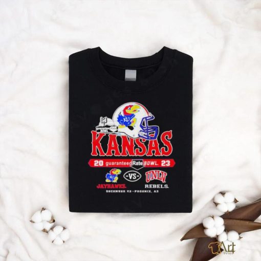 Official Kansas Jayhawks Vs Unlv Rebels Guaranteed Rate Bowl Dec 23 2023 T Shirt