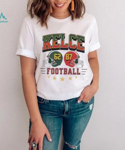 Official Kelce Brothers Football 62 87 Eagles Chiefs Shirt