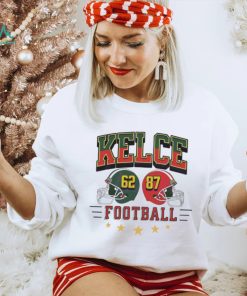 Official Kelce Brothers Football 62 87 Eagles Chiefs Shirt