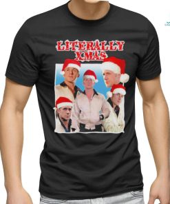 Official Literally Xmas Christmas T Shirt