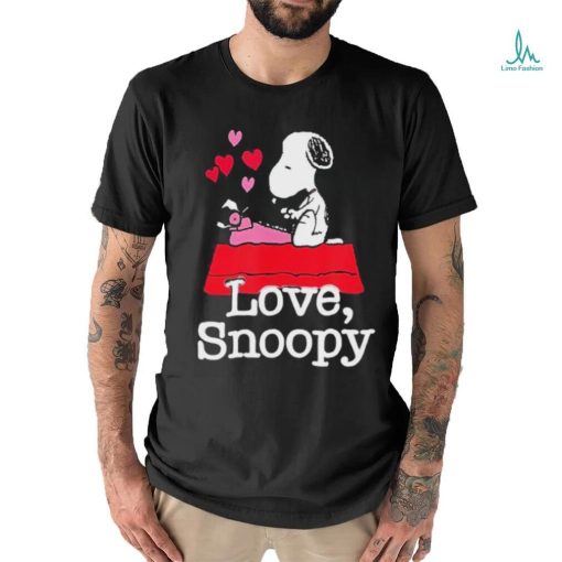 Official Love Snoopy Valentines T Shirt Snoopy Valentine Merch Funny Shirt