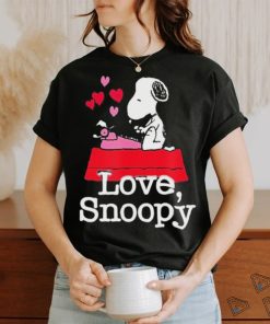 Official Love Snoopy Valentines T Shirt Snoopy Valentine Merch Funny Shirt