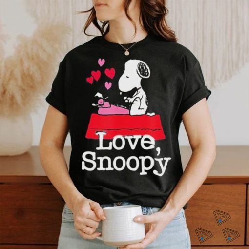 Official Love Snoopy Valentines T Shirt Snoopy Valentine Merch Funny Shirt