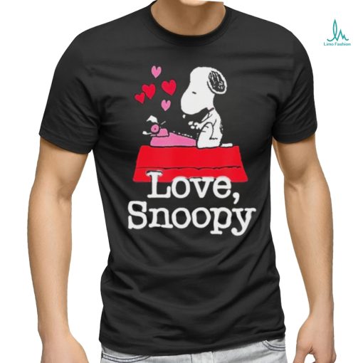 Official Love Snoopy Valentines T Shirt Snoopy Valentine Merch Funny Shirt