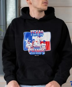 Official MLB World Champion Texas Baseball Player T Shirt