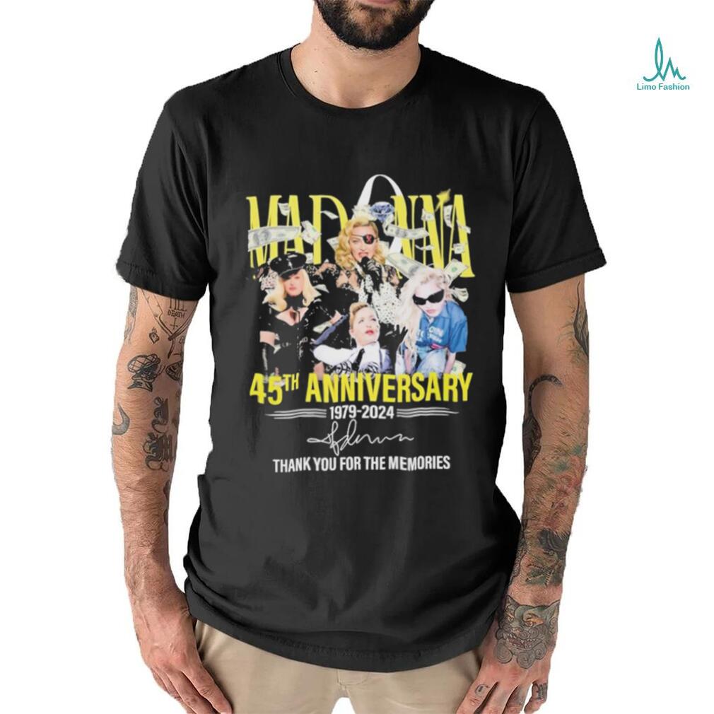 Official Madonna 45th Anniversary Memories Shirt Official Madonna 45th Anniversary Memories Shirt