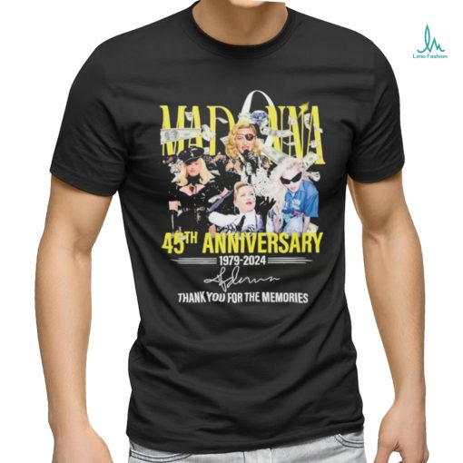 Official Madonna 45th Anniversary Memories Shirt