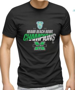 Official Marshall University 2023 Miami Beach Bowl Champions Shirt