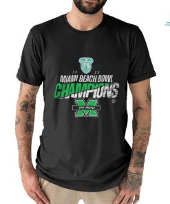 Official Marshall University 2023 Miami Beach Bowl Champions Shirt