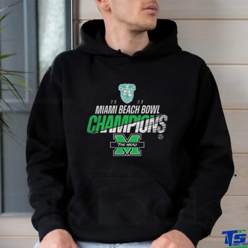 Official Marshall University 2023 Miami Beach Bowl Champions Shirt