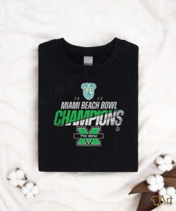 Official Marshall University 2023 Miami Beach Bowl Champions Shirt