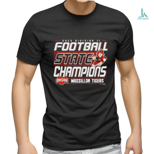 Official Massillon Tigers 2023 OHSAA Division II Football State Champions Shirt