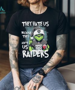 Official Maxx Crosby Grinch They Hate Us Because They Ain’t Us Las Vegas Raiders Christmas Shirt