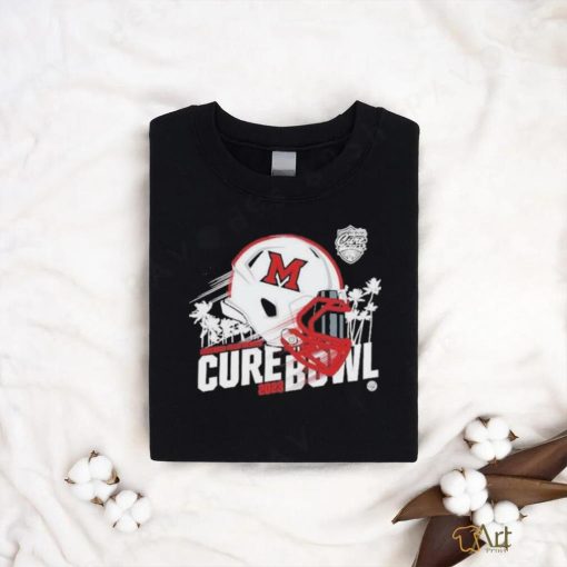 Official Miami RedHawks Helmet 2023 Avocados From Mexico Cure Bowl T Shirt