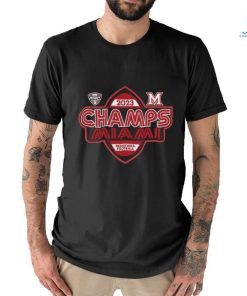 Official Miami Redhawks Football 2023 MAC Champions Shirt