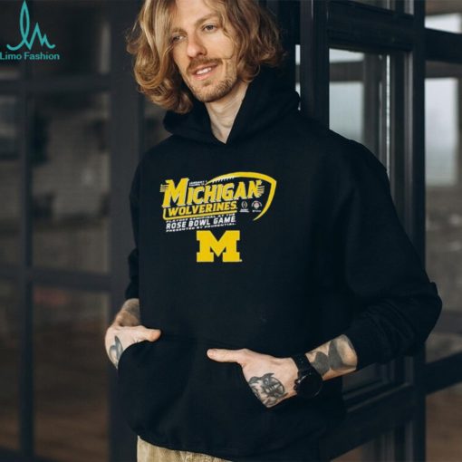 Official Michigan Wolverines Rose Bowl College Football Playoff 2024 Shirt