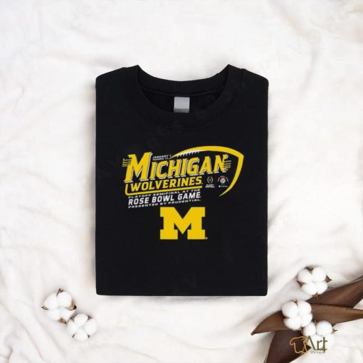 Official Michigan Wolverines Rose Bowl College Football Playoff 2024 Shirt