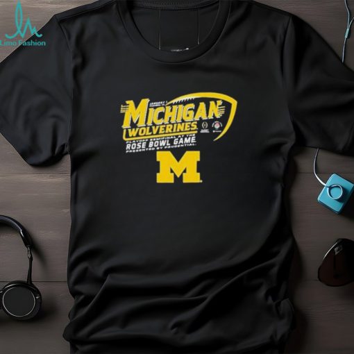 Official Michigan Wolverines Rose Bowl College Football Playoff 2024 Shirt