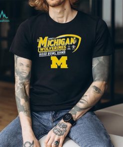 Official Michigan Wolverines Rose Bowl College Football Playoff 2024 Shirt