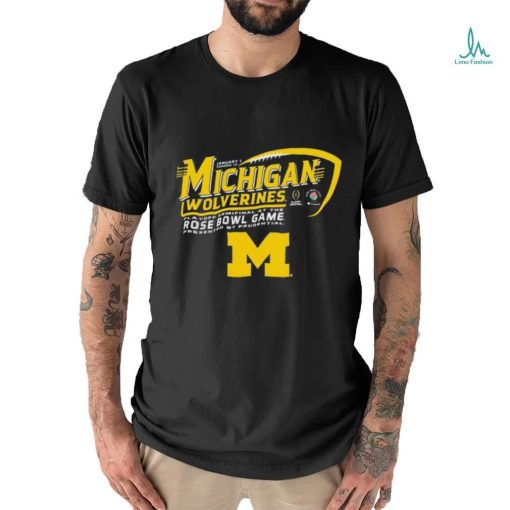 Official Michigan Wolverines Rose Bowl College Football Playoff 2024 Shirt