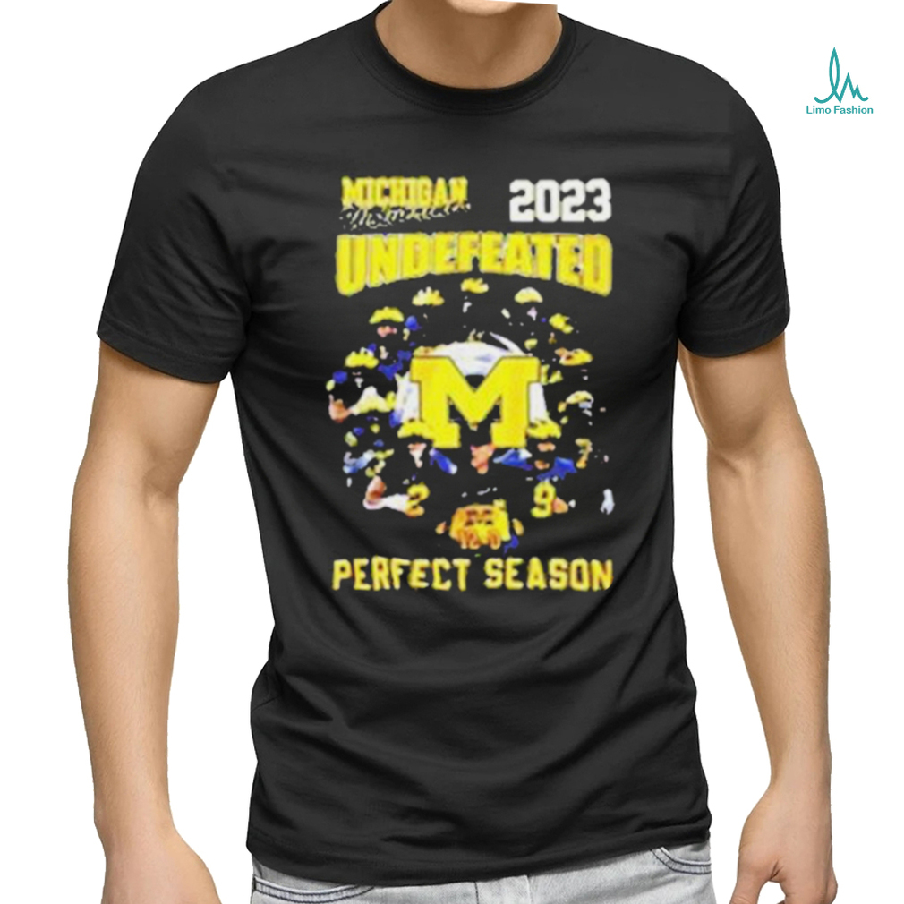 Official Michigan wolverines undefeated perfect season 2023 T shirt Official Michigan wolverines undefeated perfect season 2023 T shirt