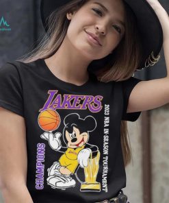 Official Mickey Mouse Los Angeles Lakers 2023 NBA In Season Tournament Champions Shirt