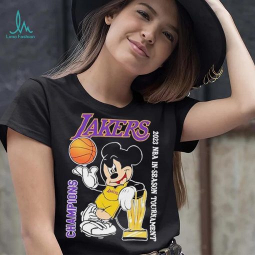 Official Mickey Mouse Los Angeles Lakers 2023 NBA In Season Tournament Champions Shirt