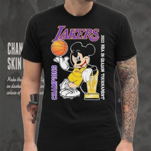 Official Mickey Mouse Los Angeles Lakers 2023 NBA In Season Tournament Champions Shirt